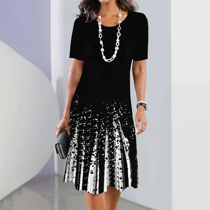 Kupite 1, dobijte 1 besplatno 🔥【S-5XL】 Elegantna retro haljina s okruglim izrezom