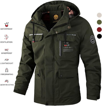 🔥🔥【Oferta de temporada -40%】🧥Nueva chaqueta parka de alta calidad para hombre con capucha, abrigo cálido y casual de otoño e invierno