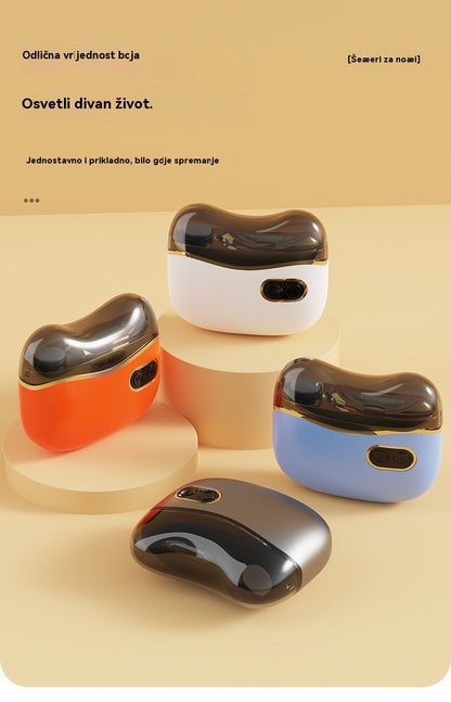 ✂️💅🔥¡Compra 1 y llévate otro gratis!🔥 Lima de uñas eléctrica multifuncional, cortauñas eléctrico con protección antipellizcos