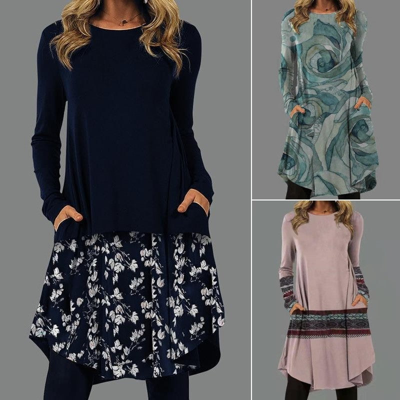 🔥✨【S-5XL】Nove vintage haljine etničkog stila s različitim cvjetnim uzorcima, dostupne u više varijanti--3841252