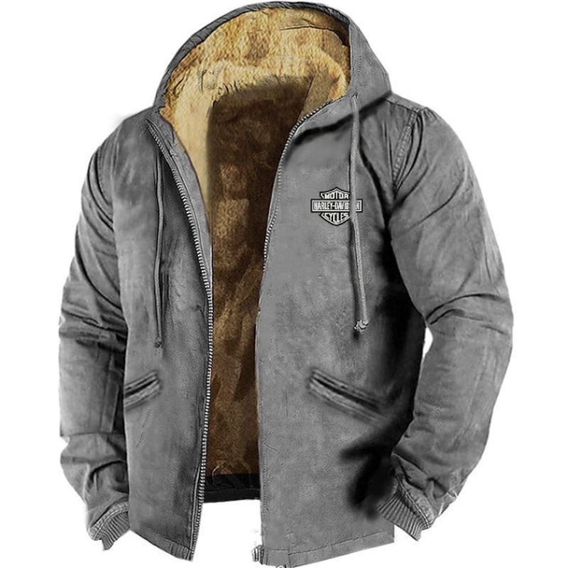 👍🧥[M-5XL] Chaqueta suelta de terciopelo grueso para hombre, otoño e invierno