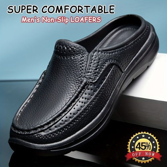 ✨🔥【Ograničena količina】【39-45】Nove muške kožne papuče za proljeće 2026., ležerne, jednostavne i udobne