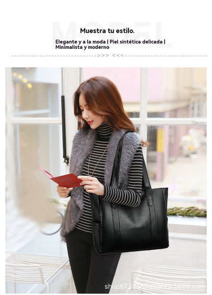 Oferta limitada del 43% 👜 Nuevo bolso de hombro para mujer de piel suave, casual y de gran capacidad✨ Moderno y fácil de combinar✨
