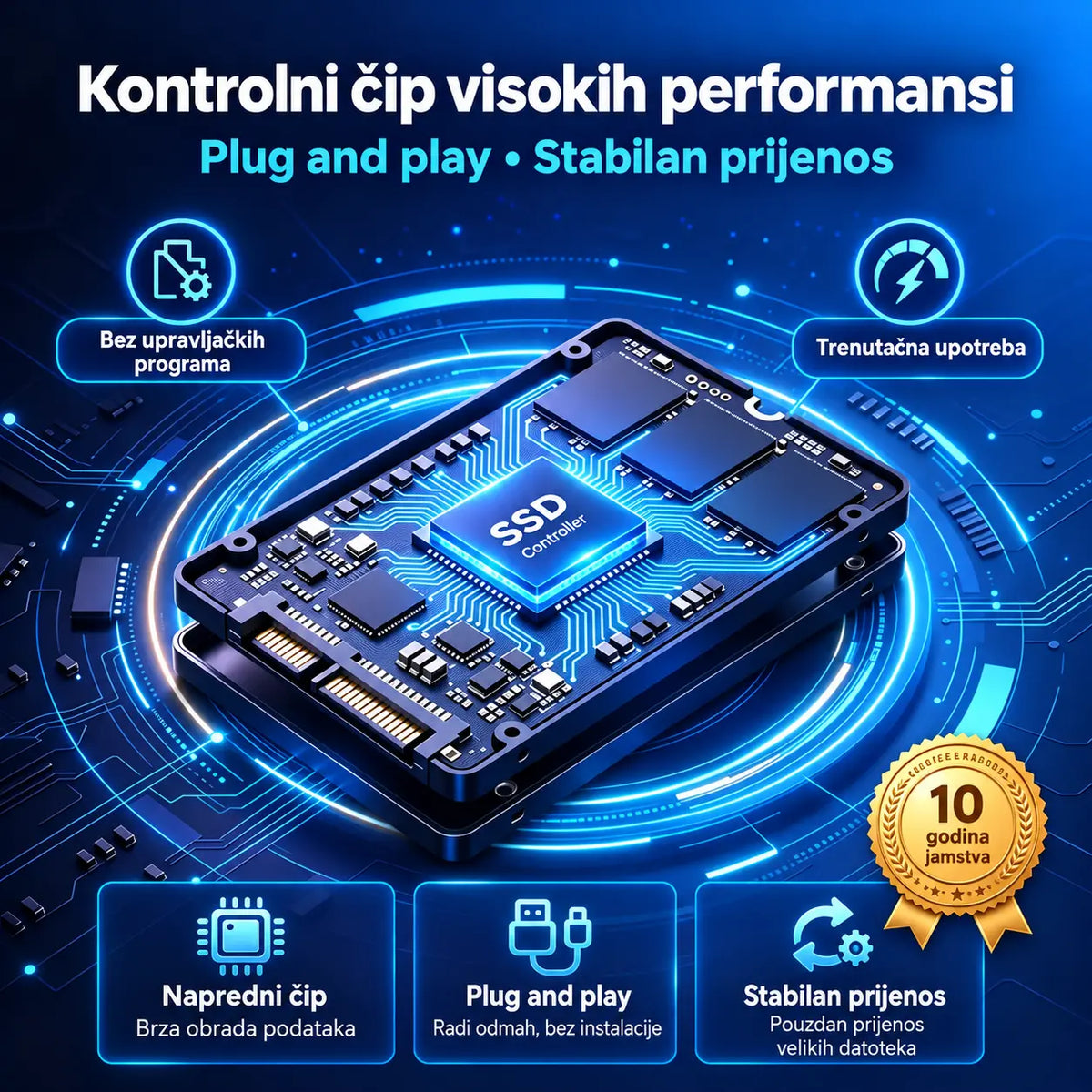 ⚡【32TB】💾 Ultra-tanki SSD nove generacije | Veliki kapacitet i velika brzina | Prijenosna pohrana 🚀