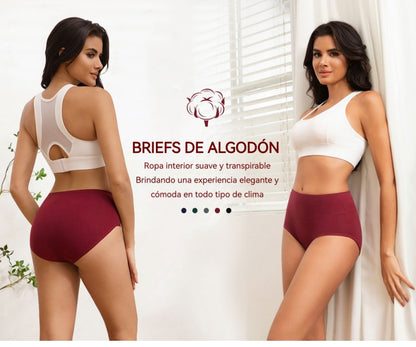 💖2026 nuevo lanzamiento con 40% de descuento💖【Pack de 5】🩲 Bragas femeninas antibacterianas de algodón modal de alta elasticidad para 45-100 kg