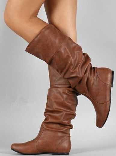 👢🔥Nuevo lanzamiento 2026 40% de descuento【35-43】Botas altas vintage bordadas para mujer de diseño sencillo