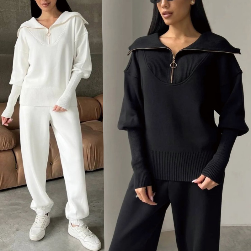 💥Omejena časovna akcija: 39 % popusta! 💖 Nova jesen/zima ženska casual športna oblačila. 【Majica s kapuco + dolge hlače】