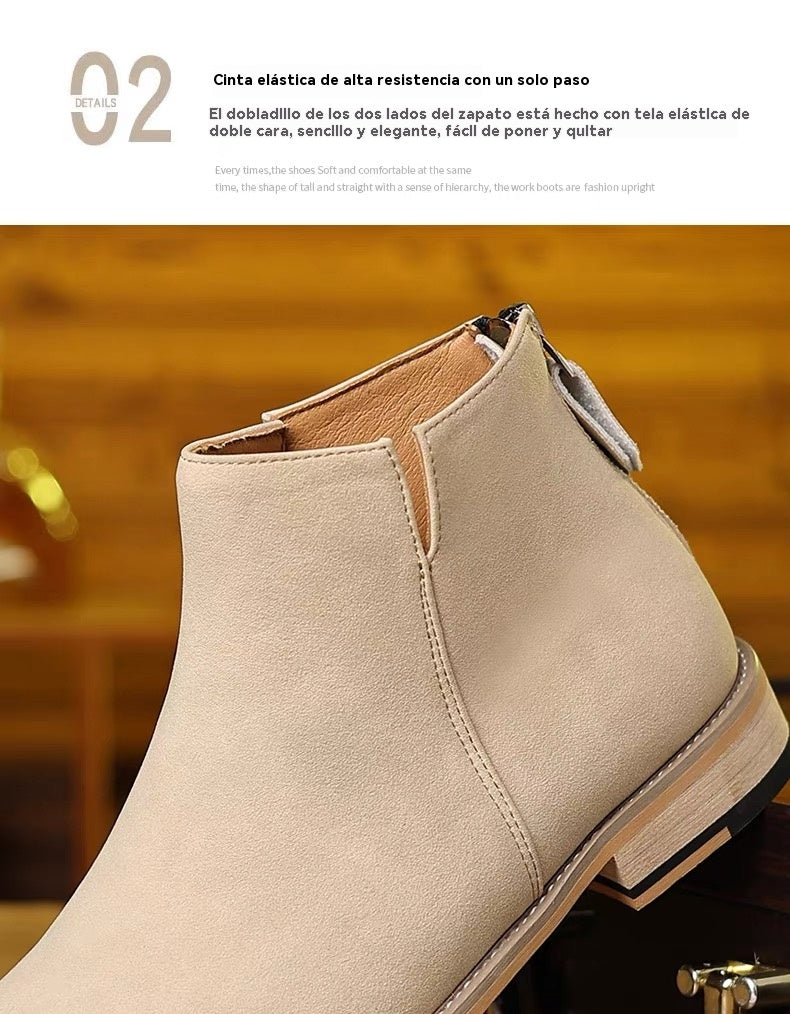 👢【36-43】Botas Martin de mujer, tacón grueso, nuevo estilo punta para otoño e invierno, cómodas para diario, versátiles y a la moda.