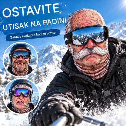 😎Zabavna 3D maska za lice koja grije, za zimske sportove na otvorenom s upečatljivim dizajnom
