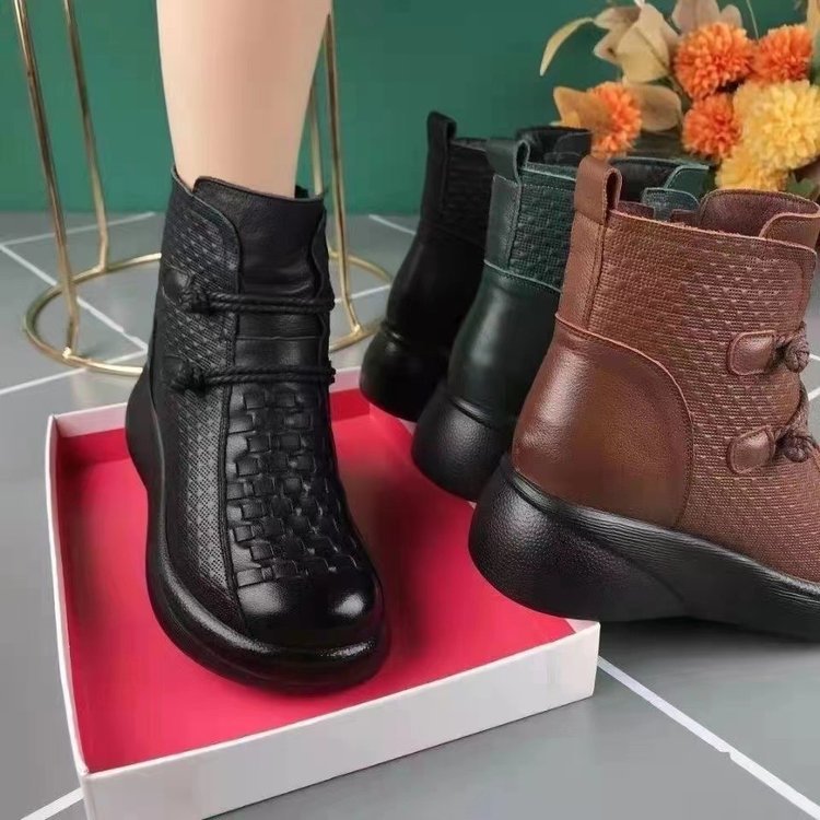 Oferta limitada [35-40] Botas térmicas de piel de moda de invierno 2024: suaves y cómodas 3809166 