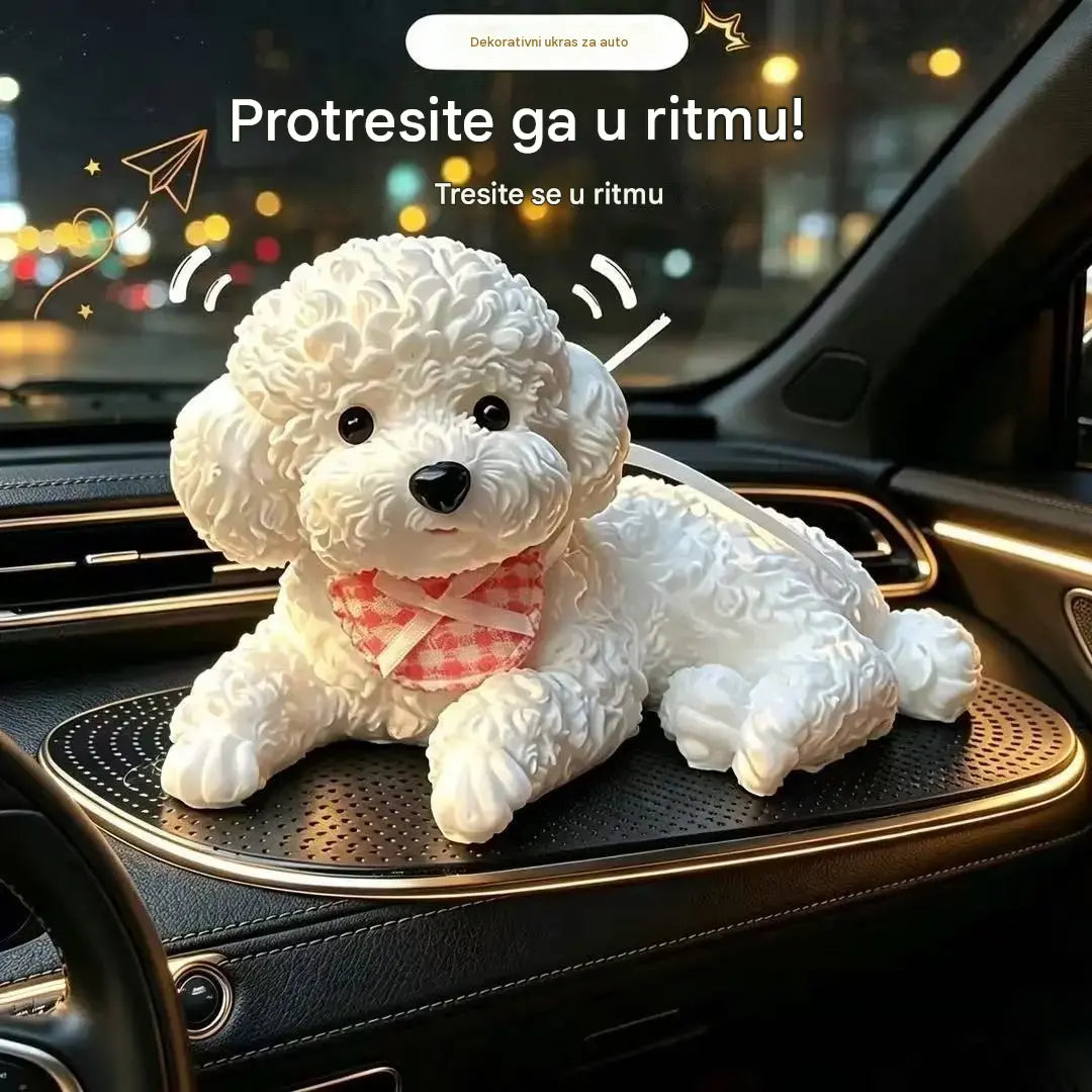 🐶✨Ukras za automobil u obliku pudlice: najslađi dodatak za nadzornu ploču