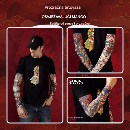 【10 kom】Ljetni rukavi s realističnim efektom tetovaže – trenutačno stvaraju moderan tattoo izgled