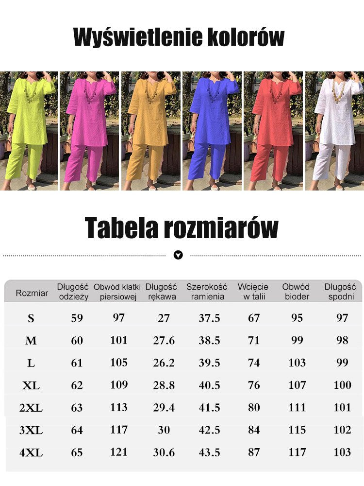 【40-100 kg】[40-100 funti] Ljetno odijelo od pamuka i lana u etničkom stilu
