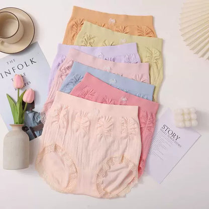 👩🔥【7  piezas】(60-100kg) ropa interior antibacteriana para control de abdomen, alta elasticidad, talle alto, ropa interior de talla grande