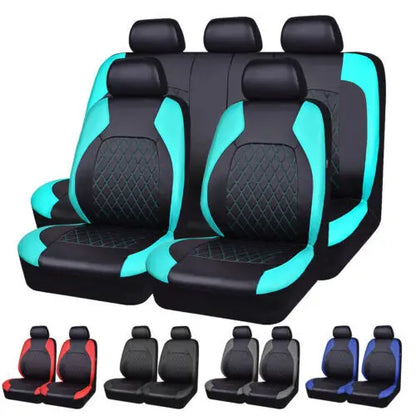 🚗🚗🤩 Univerzalni set presvlaka za autosjedala od mekane kože s prozračnom mrežicom ✨ Brza dostava, ograničena ponuda, dostupne zalihe – Ne propustite