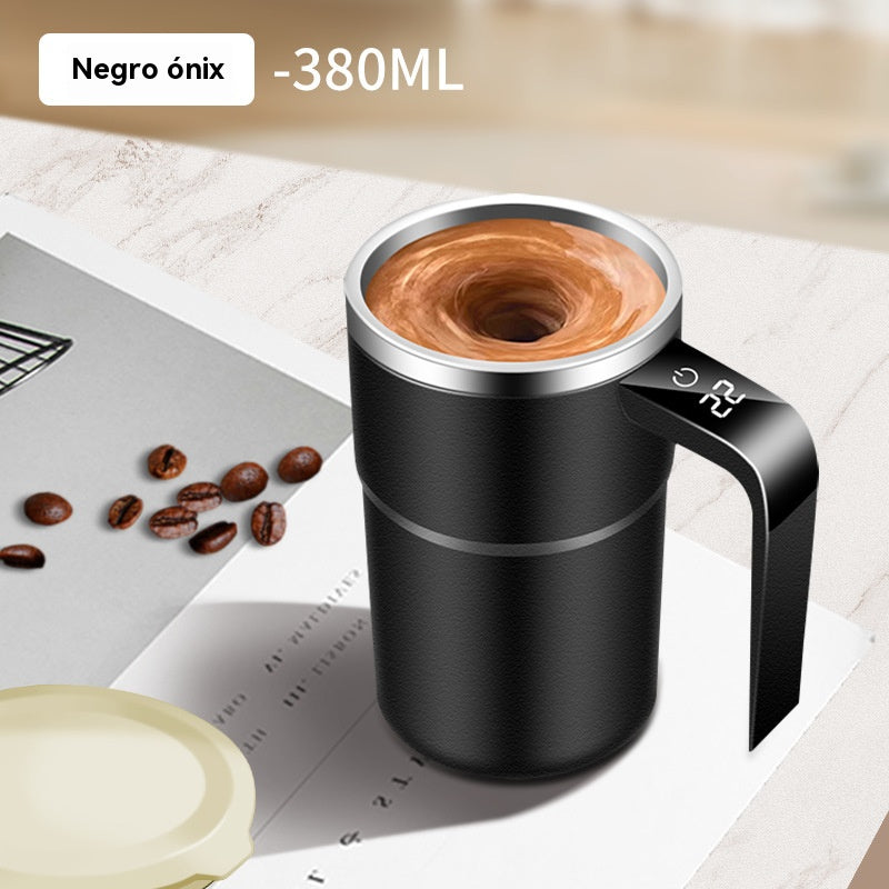 ☕❄️🌡️ Set šalica za kavu s mogućnošću ponovnog punjenja i automatskom magnetskom miješalicom 🔋⚡-