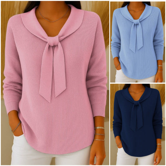 Oferta especial de invierno❄️ Suéter de manga larga para mujer (S-5XL), estilo holgado y casual, cómodo y versátil para el día a día💗