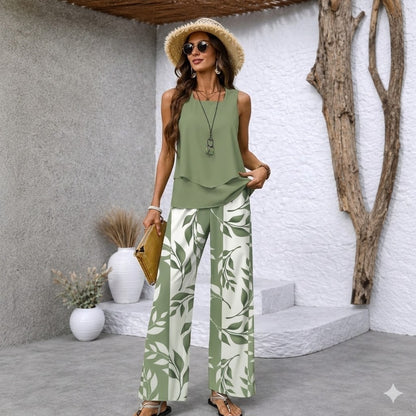【S-3XL】VERDALISSE | Set od 2 komada Fresh Breeze | Lagan i elegantan višebojni ljetni set