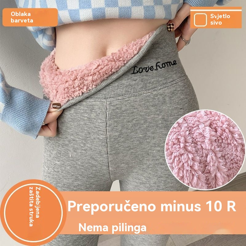 🔥👖Nova kolekcija 40% popusta【40-100kg】Elastične tople pamučne hlače s flis podstavom❄️Gornji sloj dodatno zadebljan, za maksimalnu toplinu🔥