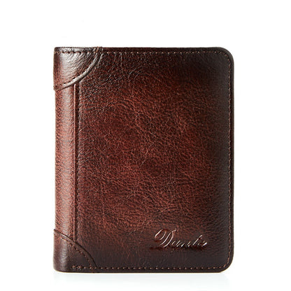¡Compra 1 y llévate 1 gratis!👝✨ Nueva cartera antirrobo de cuero genuino para hombre