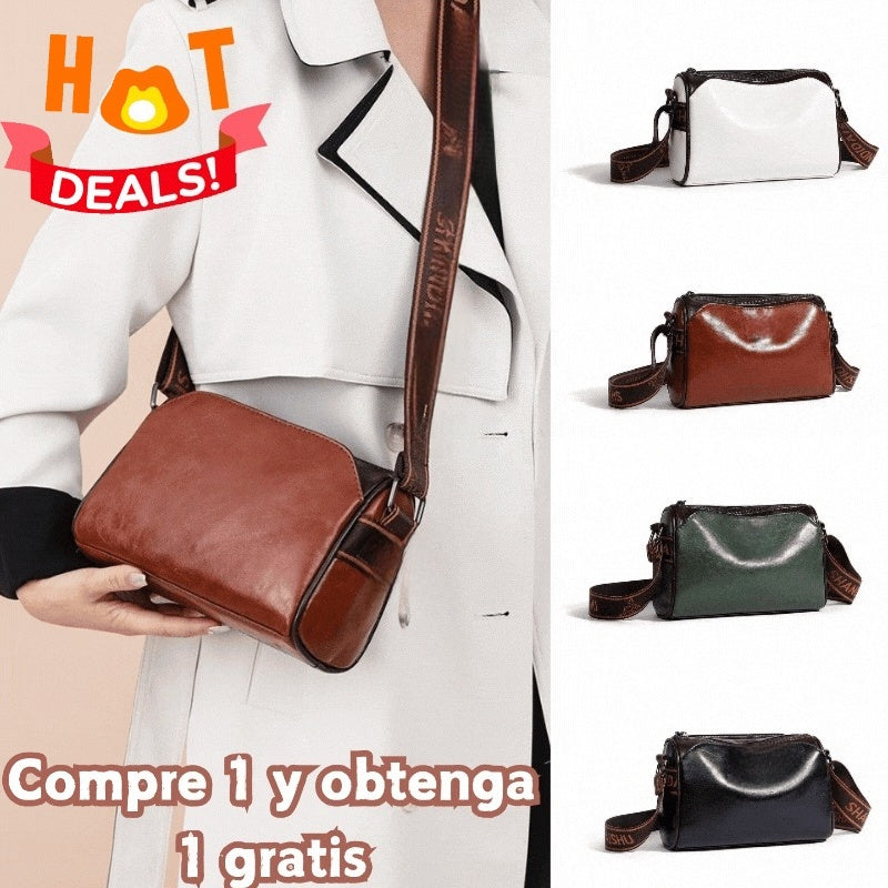 🔥👜【Гореща разпродажба】👜Дамска чанта от мека кожа с голям капацитет, чанта за през рамо