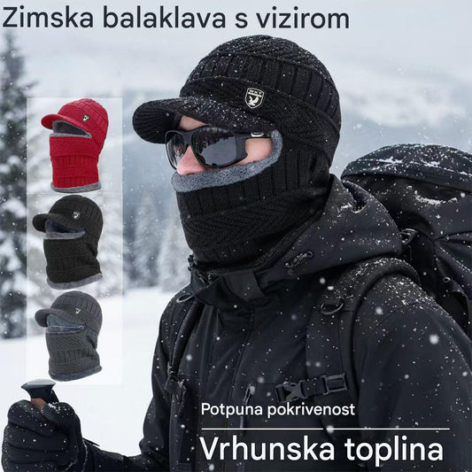 [Ponuda ograničenog trajanja] 🔥 Jednodijelna kapa od debele vune, otporna na vjetar, pogodna za vanjsku upotrebu.
