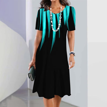 Kupite 1, dobijte 1 besplatno 🔥【S-5XL】 Elegantna retro haljina s okruglim izrezom