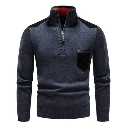 ❤️‍🔥【M-3XL】Suéter casual para hombre, otoño/invierno, con cierre de cremallera