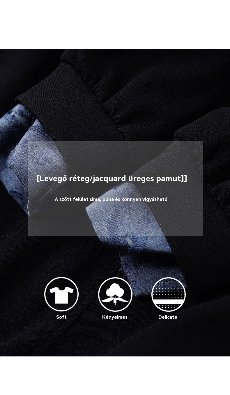 🌷✨👗Őszi-téli újdonság 50% kedvezménnyel🌞❄️ Új patchwork kapucnis farmer ruha ❄️ – bő, kényelmes és könnyen kombinálható