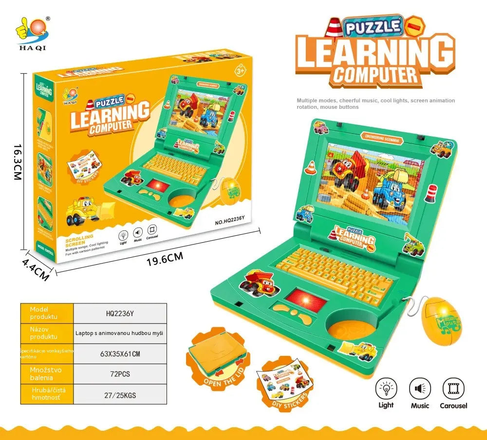 🎁 【Jeden za 26 eur】Detský vzdelávací počítač | Kreatívny darček pre deti 💖 - Doprava zdarma - Platba na dobierku