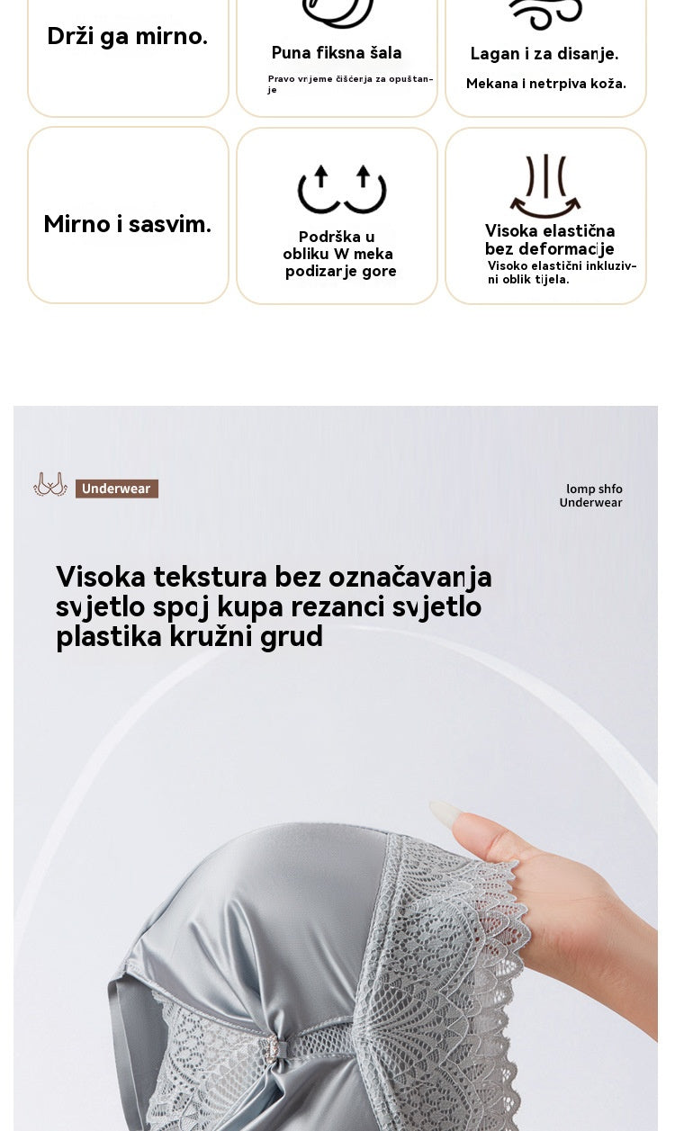 😍1 set od 4 komada✨【L-4XL】Novi čipkasti grudnjak s savršenim zatezanjem i podizanjem, čvrstim košaricama, ujednačenim dizajnom ✅️ Plaćanje pouzećem