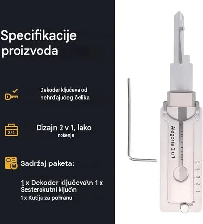 🔐Posebna ponuda ovog tjedna🔑 - Dekoder ključeva od nehrđajućeg čelika 49% popusta🔥 - Besplatna dostava - Plaćanje pouzećem