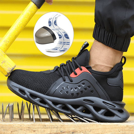 Descuento en producto nuevo 💥 Zapatos de trabajo para hombre 39-48 ✅ transpirables y resistentes a los golpes ✅ resistentes a los pinchazos ✅ antideslizantes ✅ cómodos 