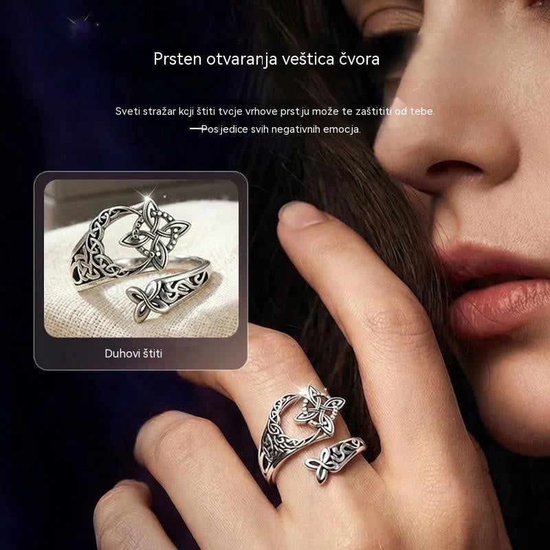 💍💖S925 srebrni prsten s keltskim čvorom, 🎁kupi 1 i dobij 1 gratis✨