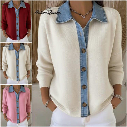 🔥Nova kolekcija s 40% popusta【S-3XL】2025 Novi traper patchwork kardigan, udoban i svestran za svakodnevno nošenje.