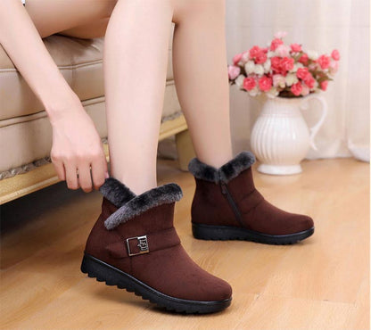 Ограничена оферта 50% отстъпка【35-43】❄️🥿👢 Зимни дамски модерни удобни топли ботуши 2025 г