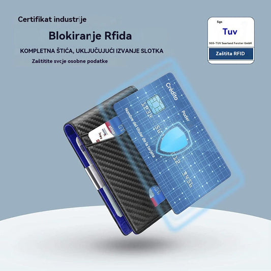 Kupi 1 i dobiješ 1 gratis 👛 Novi minimalistički muški novčanik od prave kože s RFID zaštitom 👨