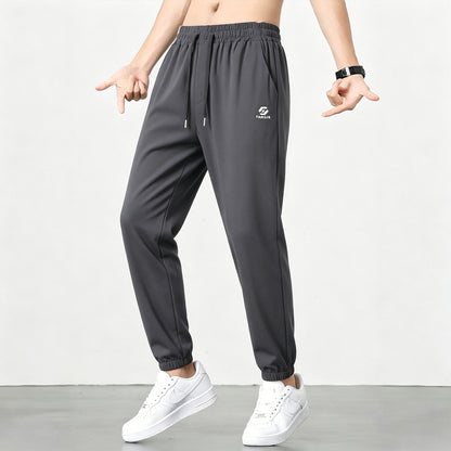 👖Vremenski ograničeni popust od 50% [40-120 kg] Nove muške elastične hlače od ledeno svilene tkanine za proljeće/ljeto 2026.