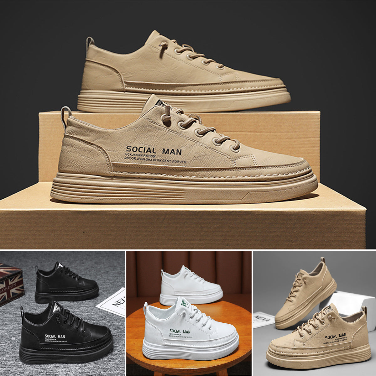 👑🥾【39-44】Zapatos de piel de vaca para primavera 2024 3753273 