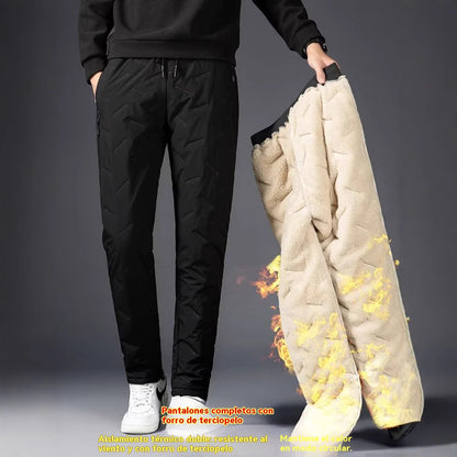 【L-7XL】Pantalones de lana gruesa y forro polar para el invierno - Oferta por tiempo limitado🔥