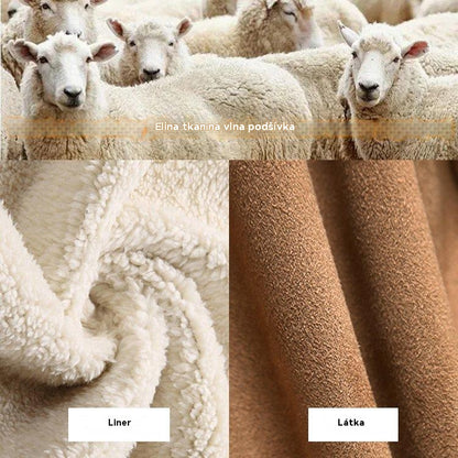 🐏🥼💖【Nová zimná kolekcia so zľavou 43%】Elegantný a teplý dámsky semišový kabát s fleecovou podšívkou, S-5XL, zimný kabát na každodenné nosenie