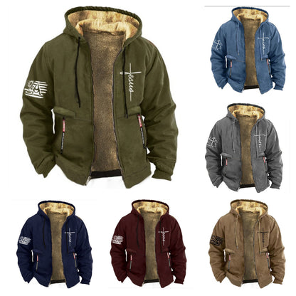 ✨Oferta limitada: 50 % de descuento 【S-3XL】Chaqueta de terciopelo suave, cálida, gruesa y ligera para hombre, ideal para otoño e invierno. 3788559 