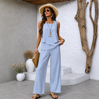 【S-3XL】VERDALISSE | Set od 2 komada Fresh Breeze | Lagan i elegantan višebojni ljetni set