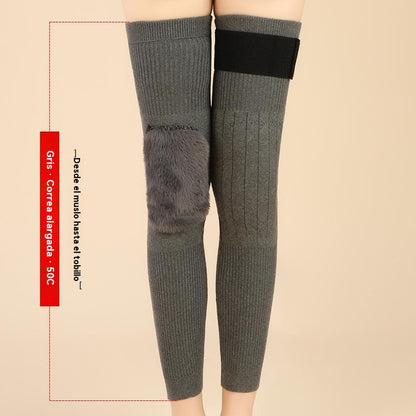 🦵🔥 Rodilleras térmicas largas de invierno – alivio del frío y dolor articular, cálidas y antideslizantes
