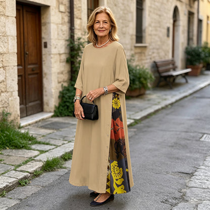 ULWOUH | Visoka kvaliteta: Ženska haljina s vintage printom (M-5XL) - Plaćanje pouzećem dostupno
