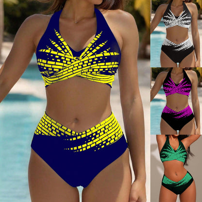 👙 【Kupite jedan, drugi dobijete gratis, ponuda 50% popusta💥】【L-5XL】👉 Dvodijelni bikini za žene većih veličina ✅ Visoki struk ✅ Visoka elastičnost ✅ Na zalihi