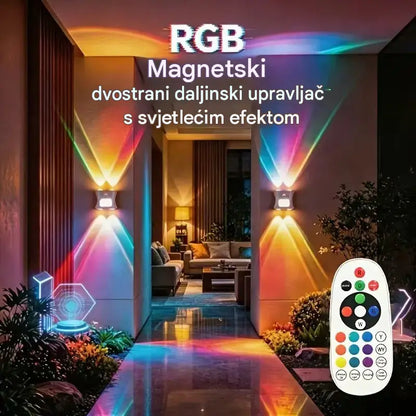 Zidna lampa sa senzorom ljudskog tijela i funkcijom daljinskog upravljanja