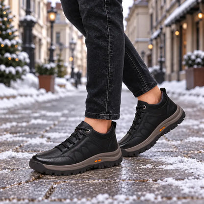 👞 【39–48】Muške casual kožne cipele: mekana koža i protuklizni, izdržljivi potplat.