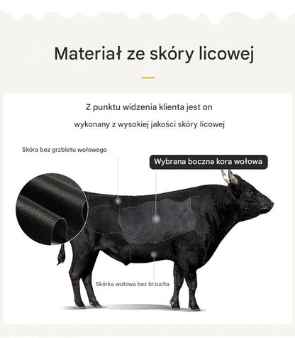 💯🔥【39–48】Męskie skórzane buty biznesowe na co dzień – wodoodporne, odporne na plamy, z miękką podeszwą zapewniającą wygodę noszenia