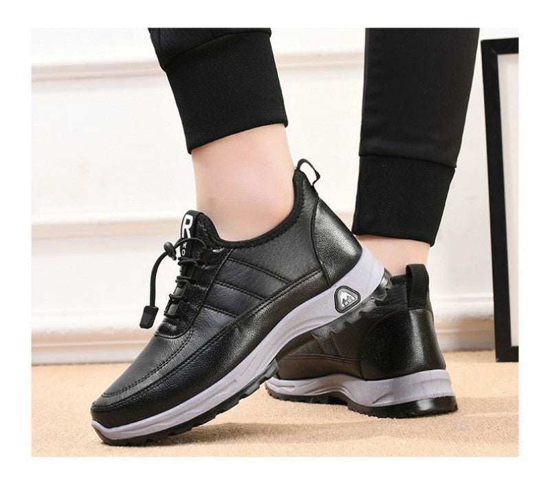 👟【39-44】Zapatillas de hombre, forro de algodón suave, suela blanda, impermeable y antideslizante